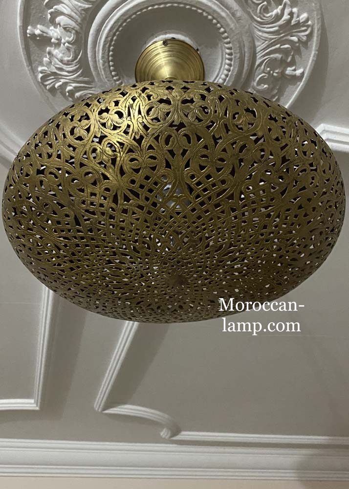 Suspension marocaine, plafond de lampe marocaine